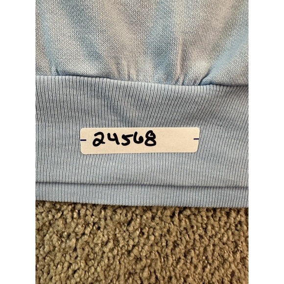 VINTAGE 90s Basic Editions Sweatshirt Womens XL Blue Kittens Cats Grandma * - Picture 12 of 12